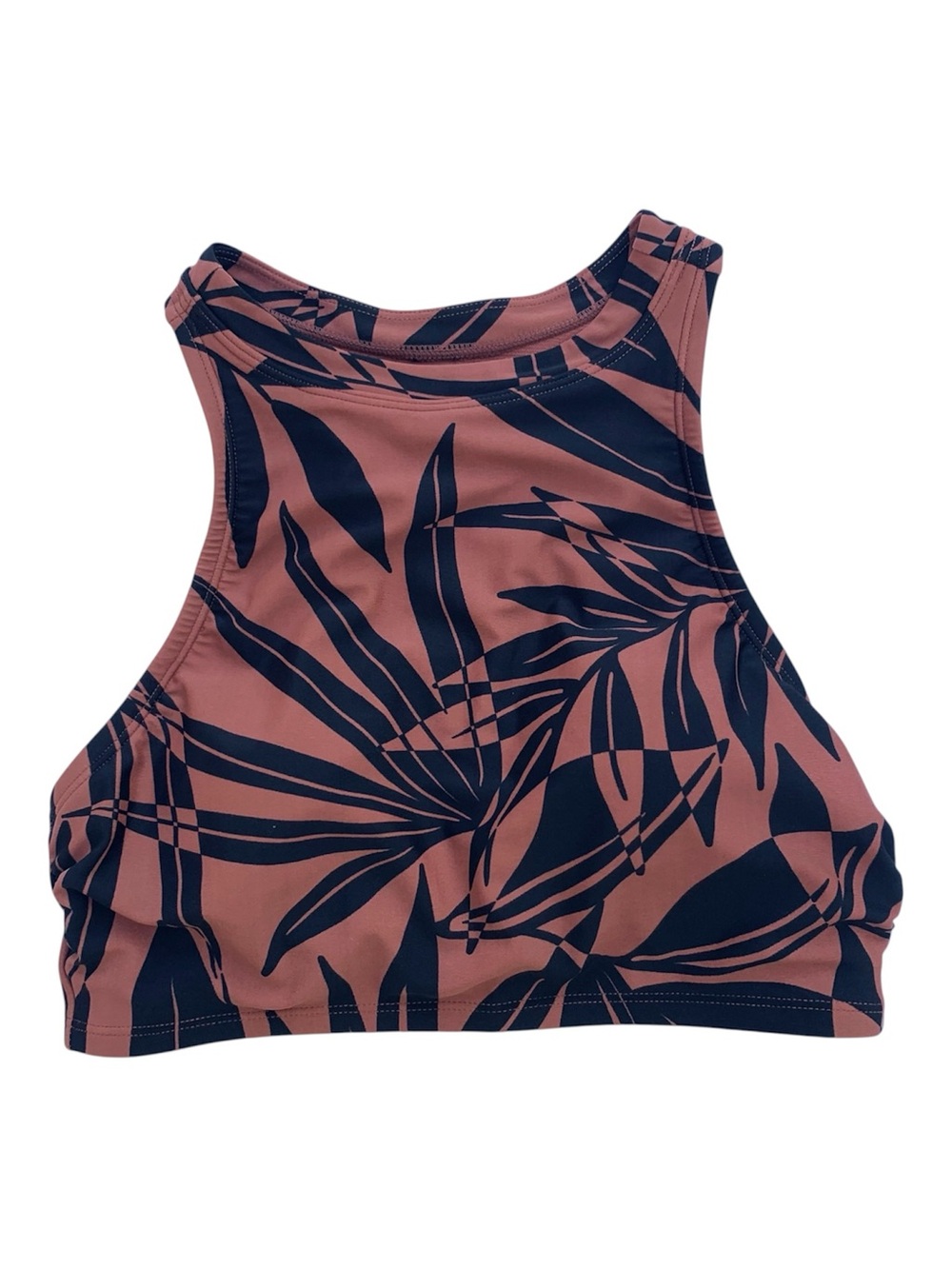 All in Motion Orange and Black Bikini Top with Racerback